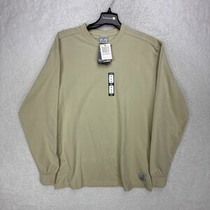 Carhartt‎ Long Sleeve Work Dry T Shirt Mens Medium K205 SND Sand Brown NWT NOS